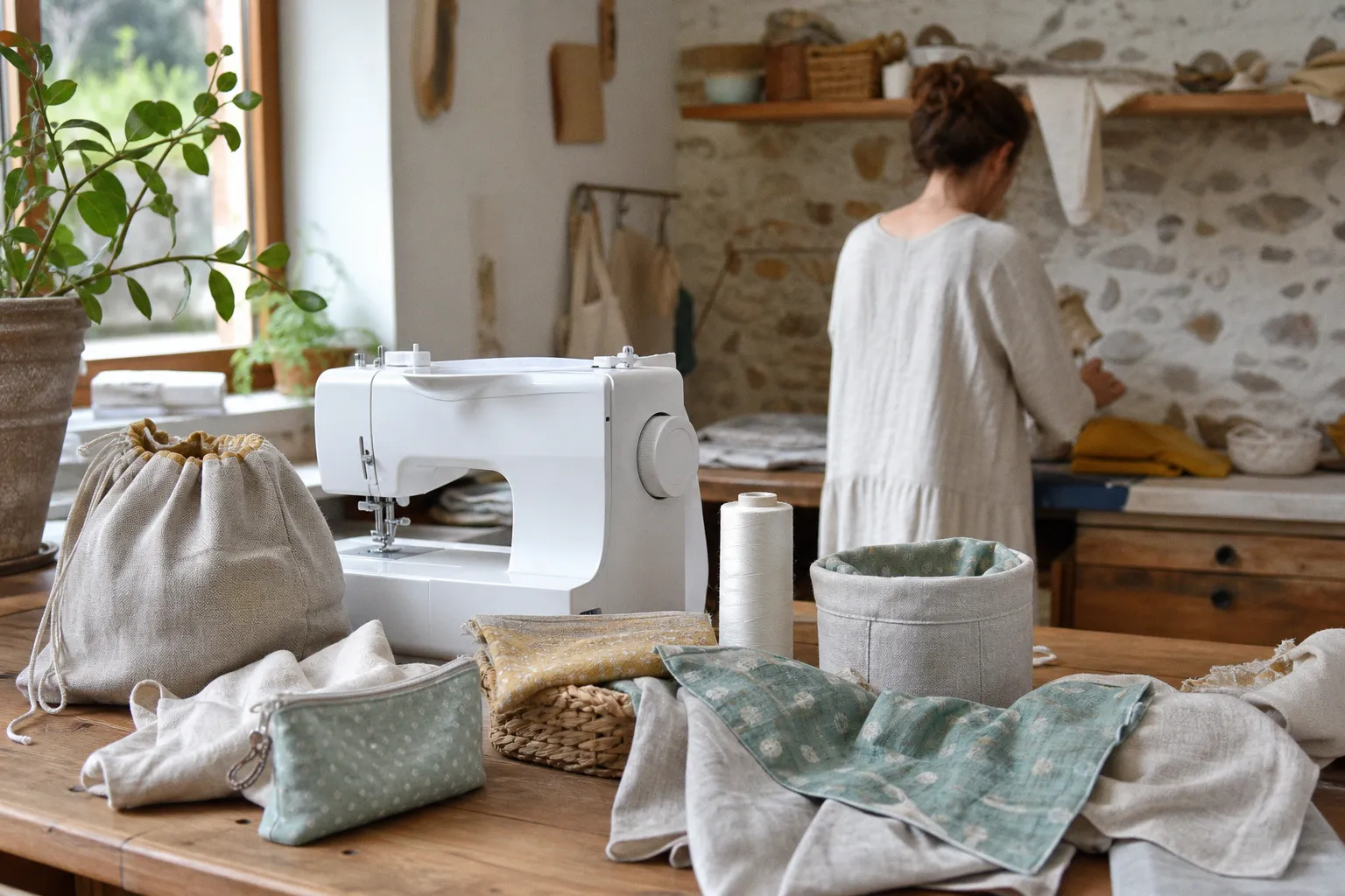 Atelier couture zéro déchet : concevoir ses accessoires durables au Perche