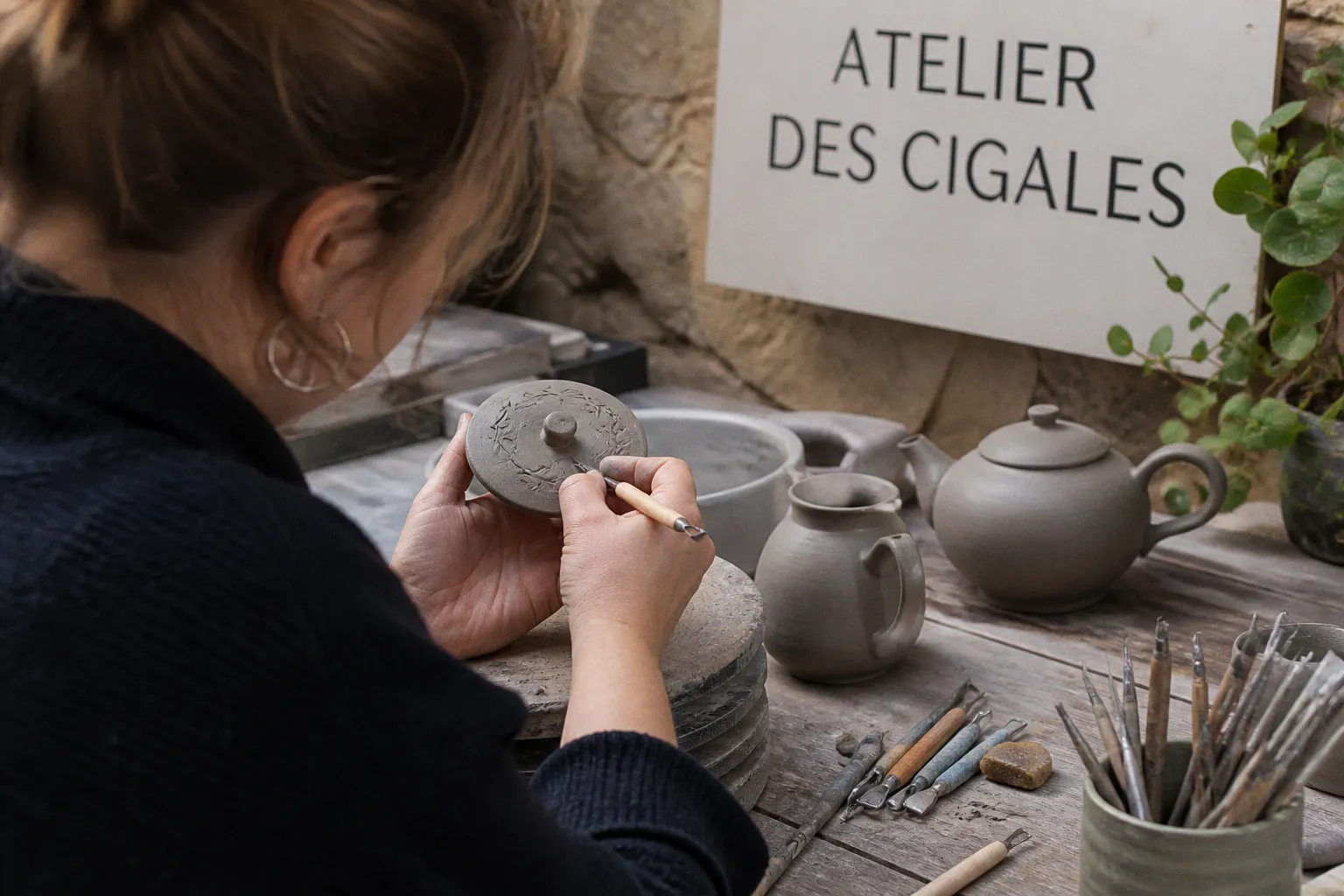 Atelier des Cigales aux Angles : initiez-vous à la céramique lors d'apéros créatifs