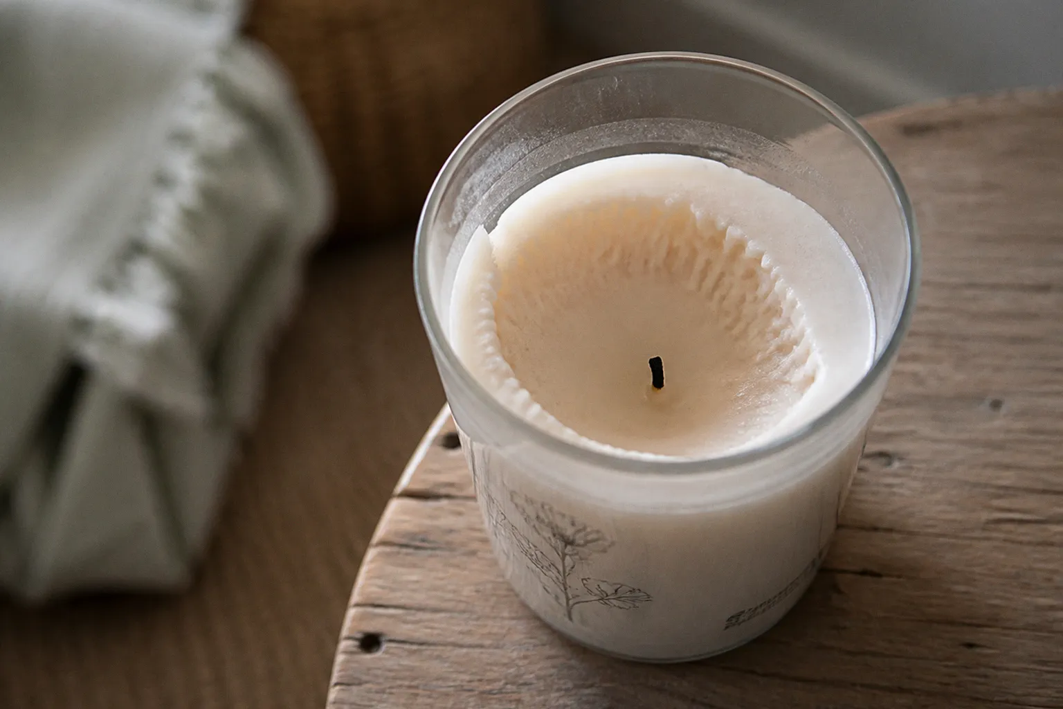 Bougie artisanale qui se creuse : la solution simple