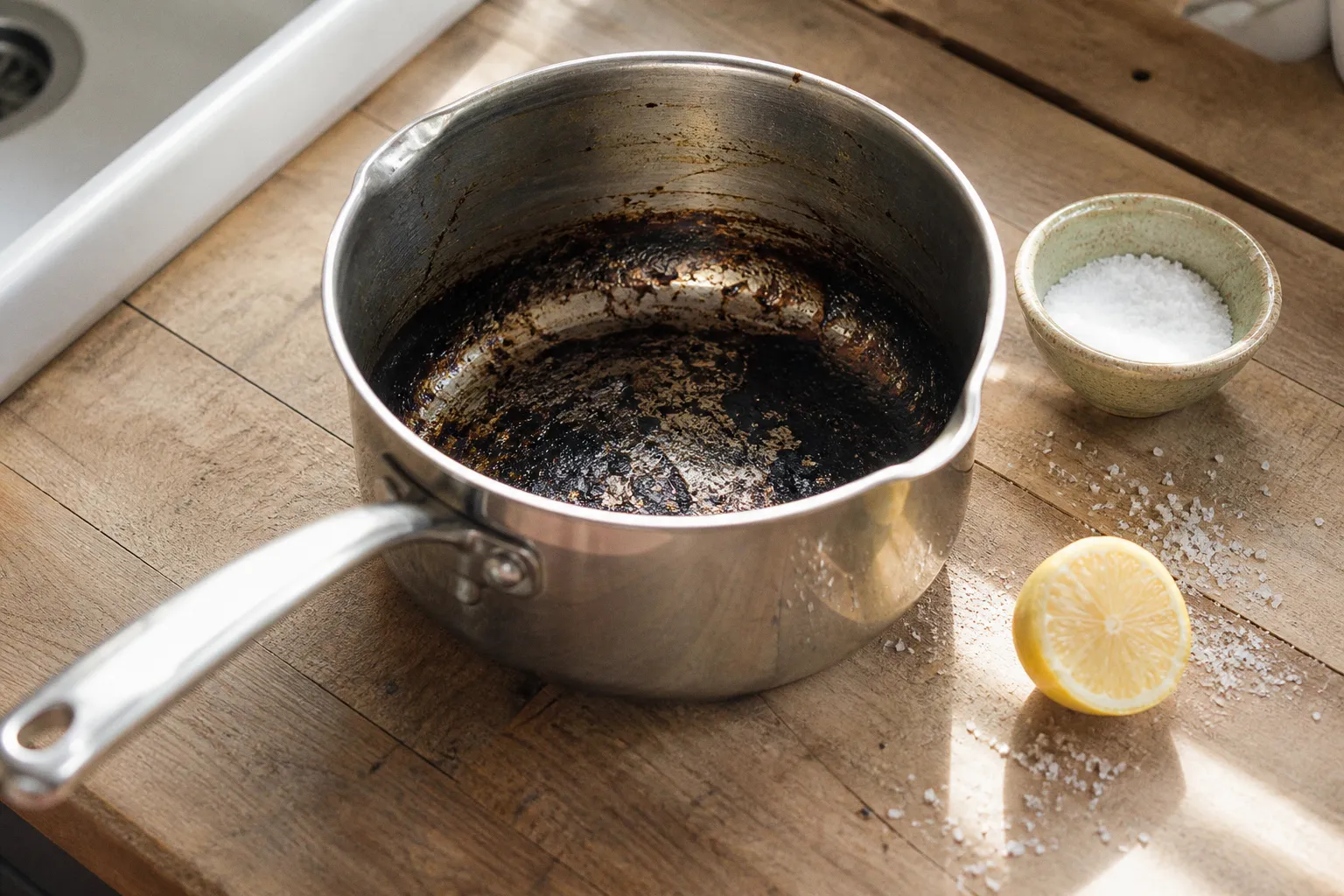 Casserole brûlée : les étapes pour la récupérer