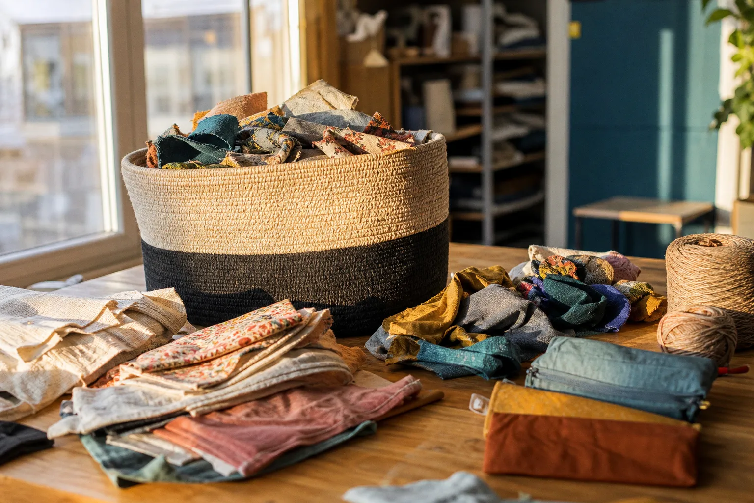 Chutes de tissus : méthodes pratiques pour un recyclage créatif réussi