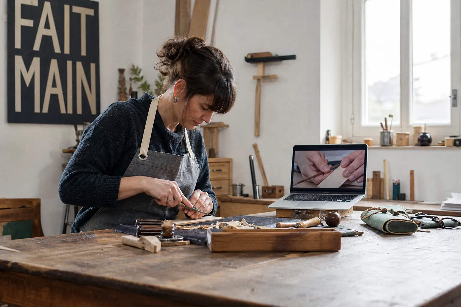 De la généalogie à l'artisanat : apprendre un métier manuel grâce à YouTube