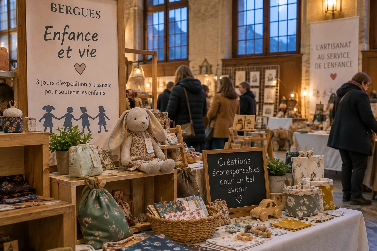 Exposition artisanale à Bergues : trois jours dédiés au soutien de l'enfance