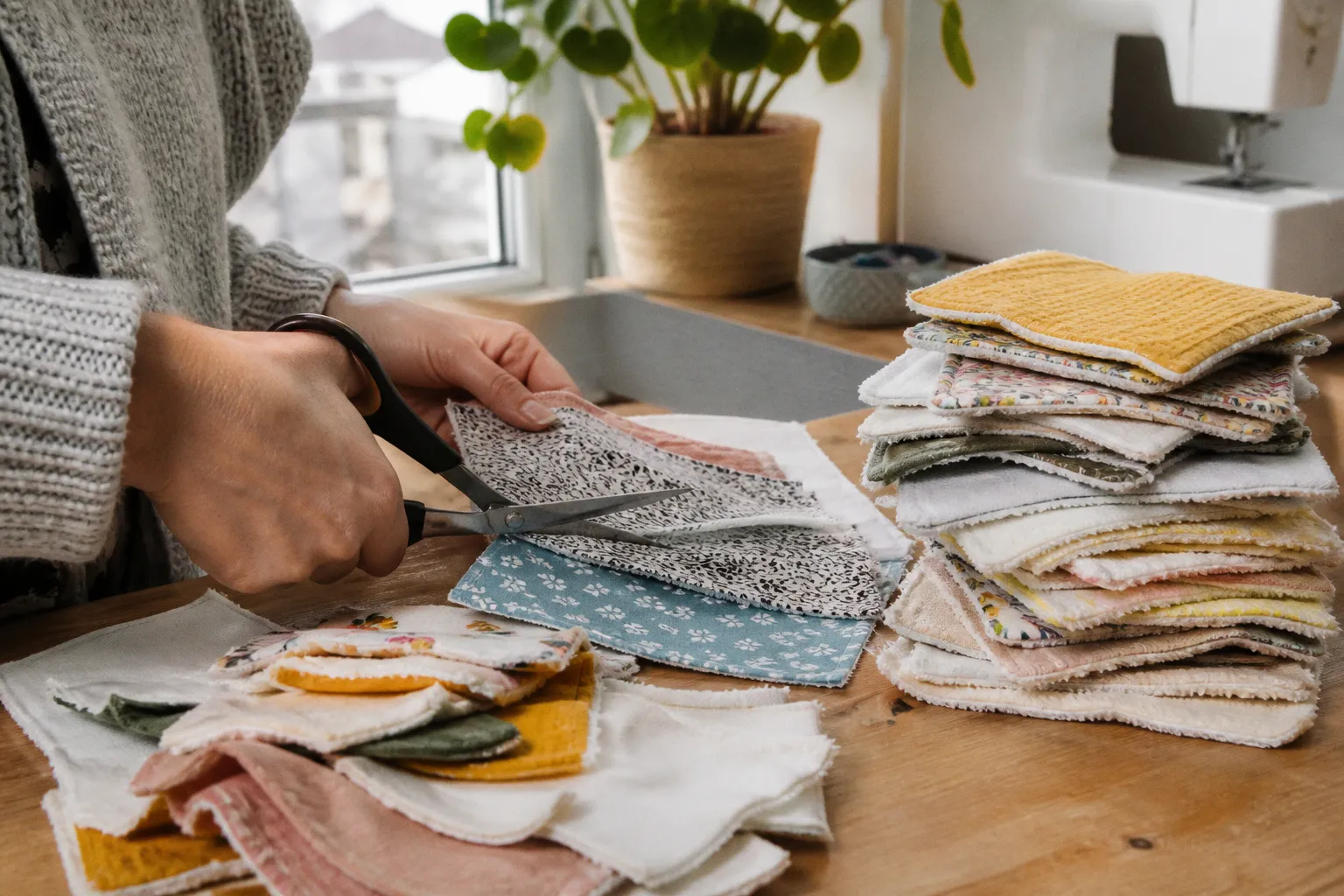 Lingettes lavables : les étapes pour recycler vos chutes