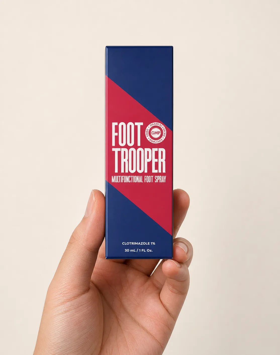 Foot Trooper-fungus remedy — le produit en main