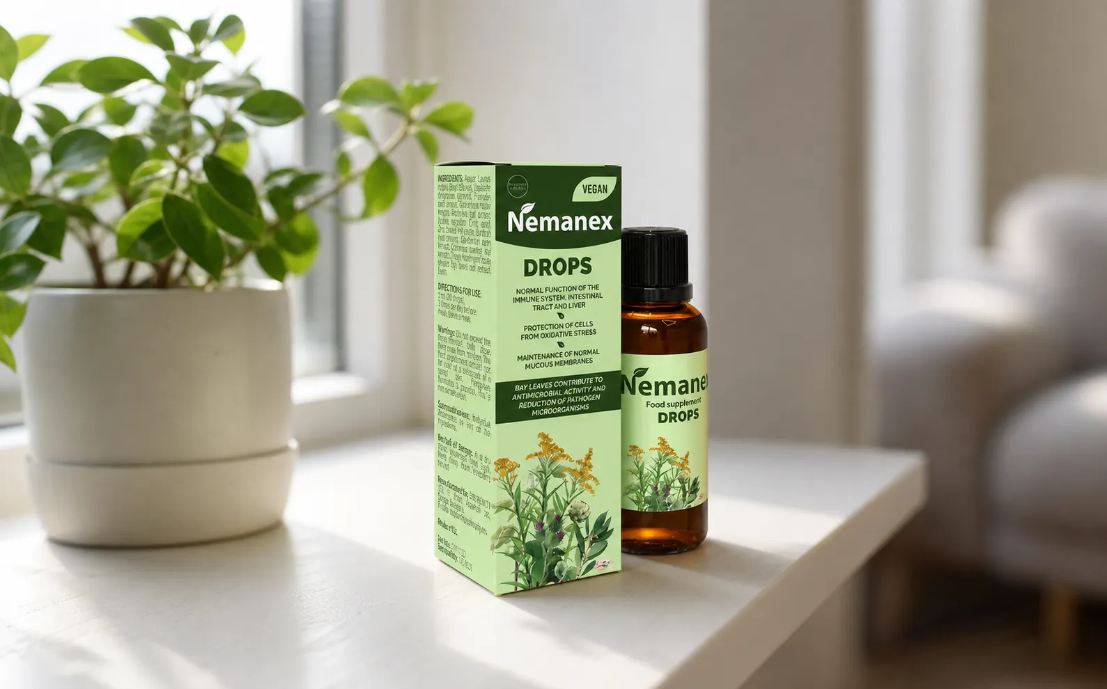 Nemanex Cystitis — le produit au quotidien