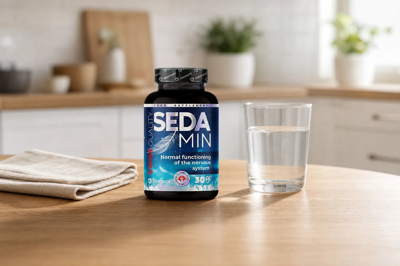 Sedamin — le produit au quotidien