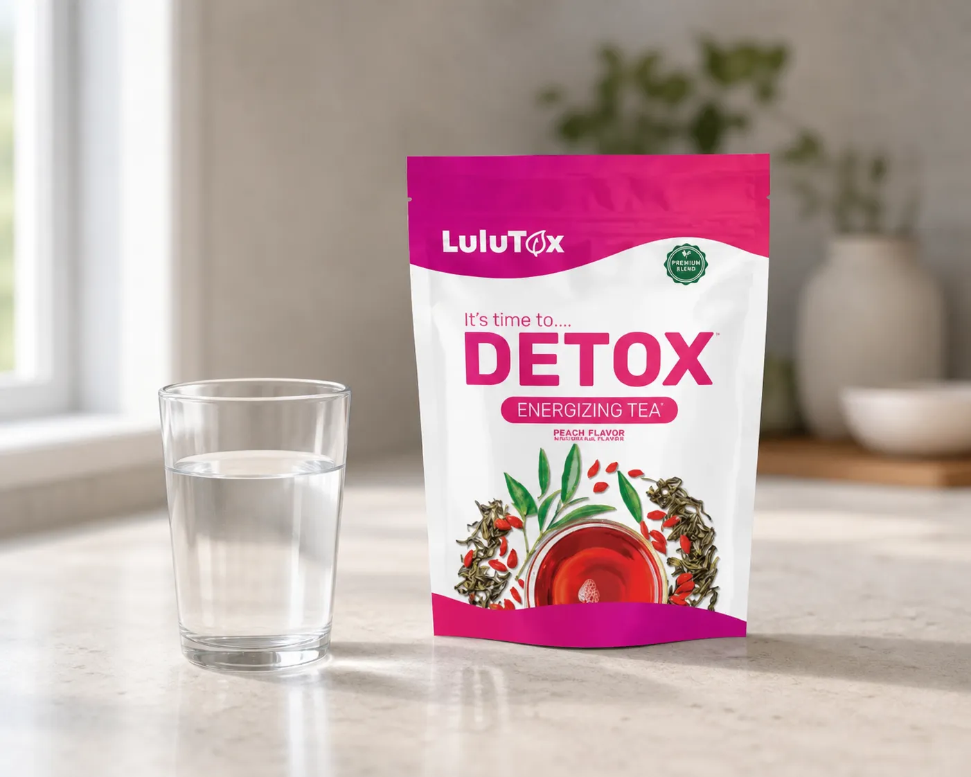 Lulutox Detox Tea HCTC — le produit au quotidien