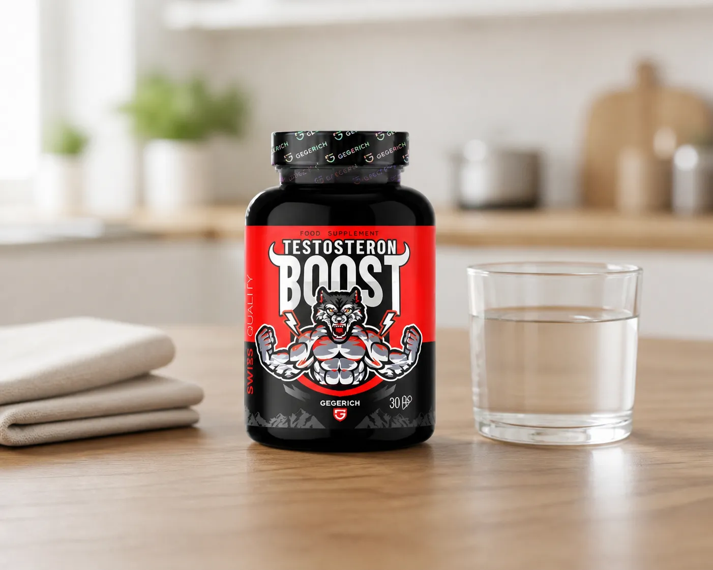 Testosteron Boost — le produit au quotidien