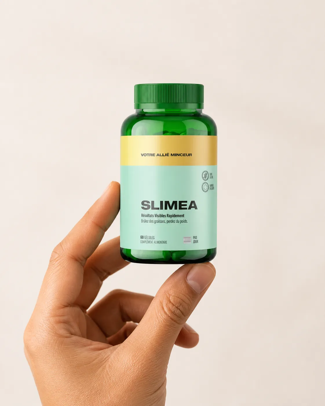 Slimea — le produit en main