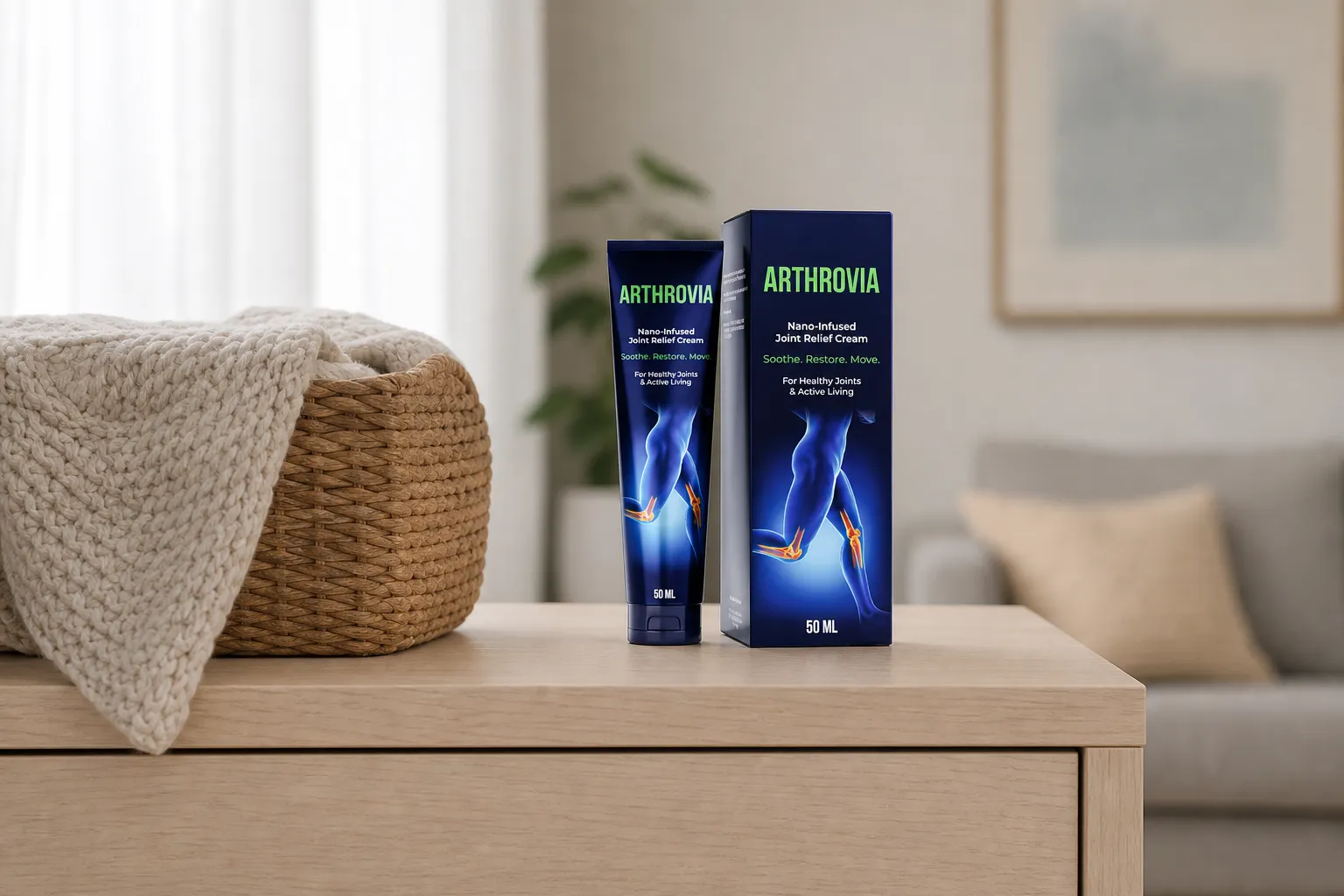 Arthrovia — le produit au quotidien