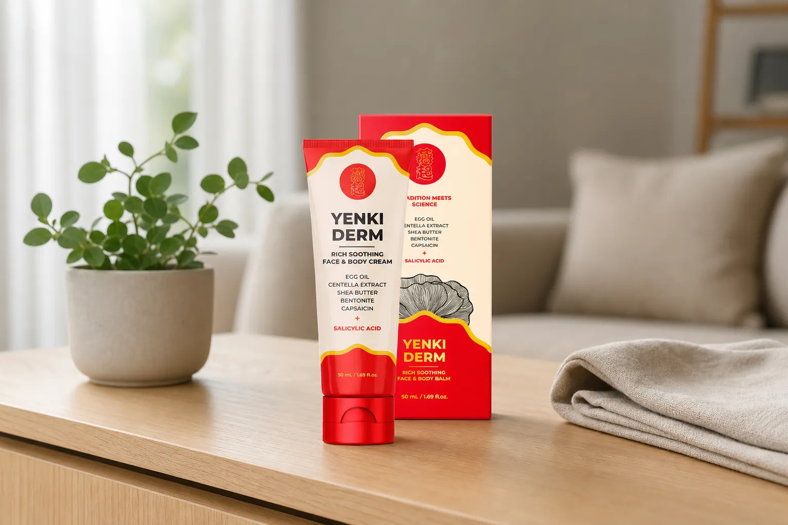 Yenki Derm — le produit au quotidien