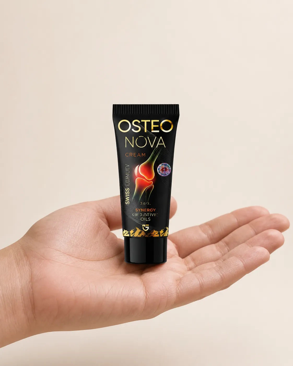 OsteoNova cream — le produit en main