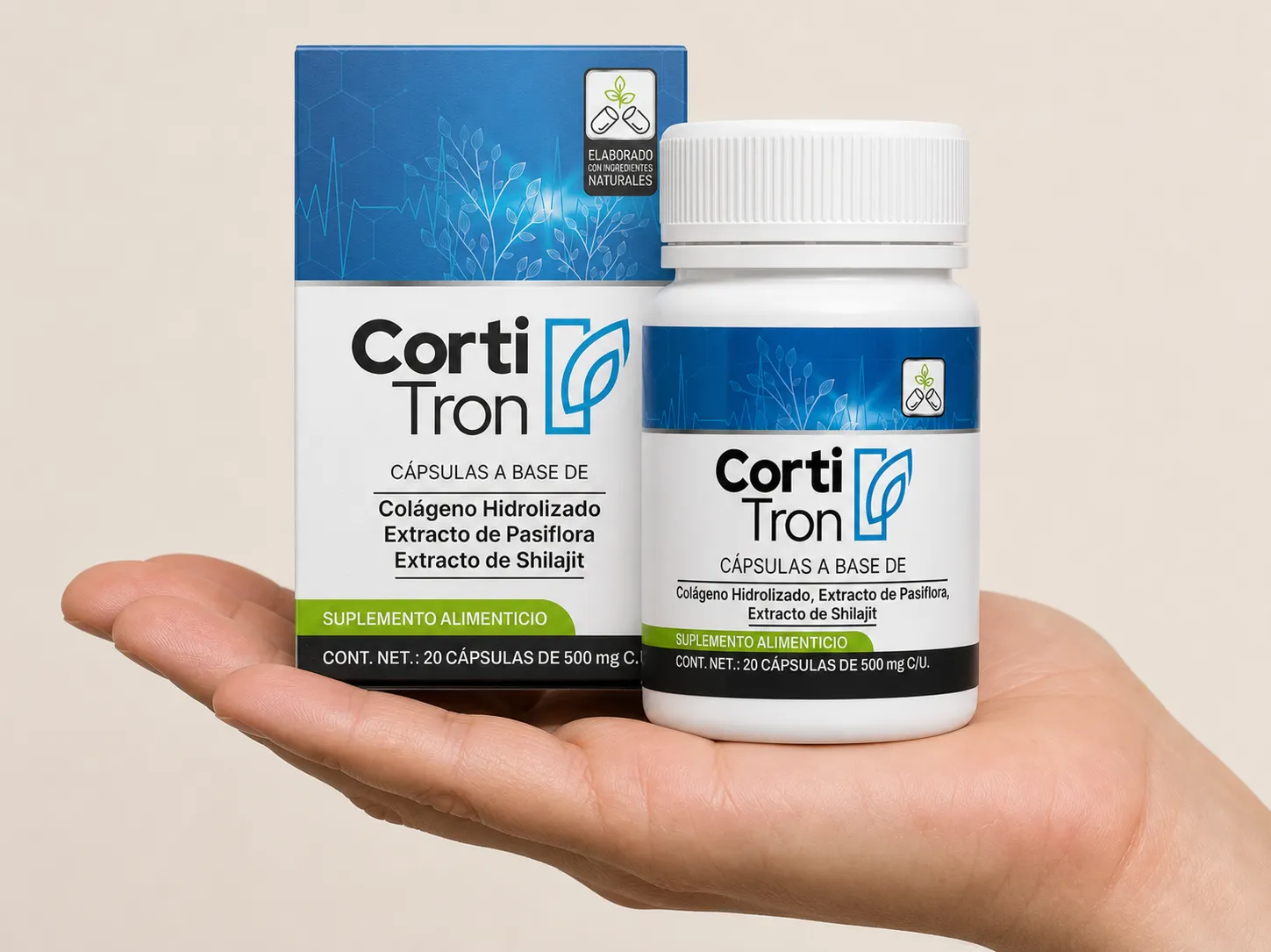 Cortitron — le produit en main
