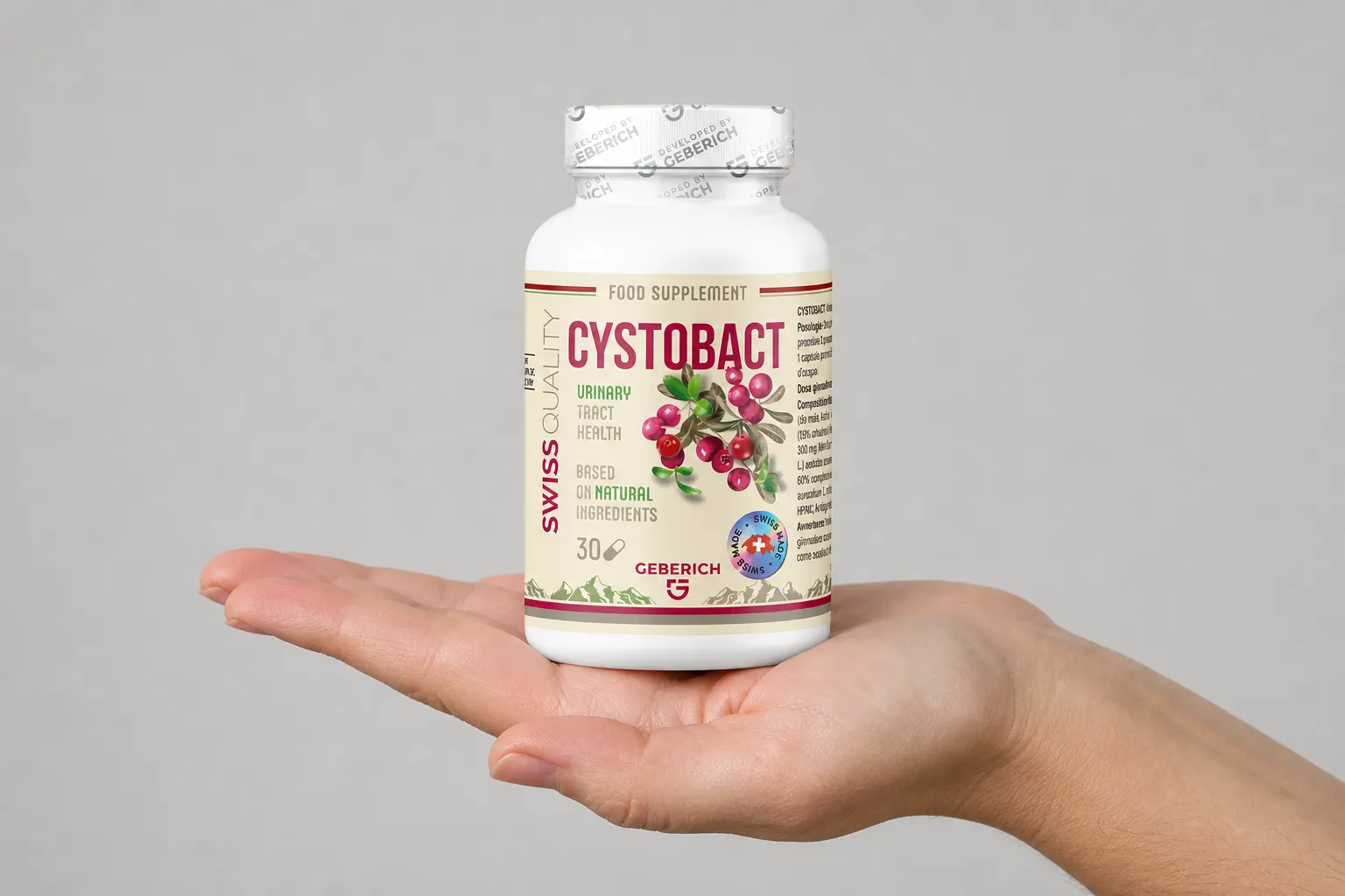 CYSTOBACT — le produit en main