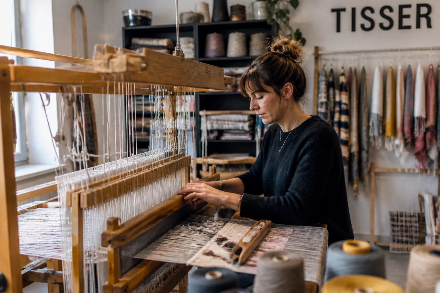 Reconversion professionnelle : quand l'architecture laisse place à l'artisanat textile