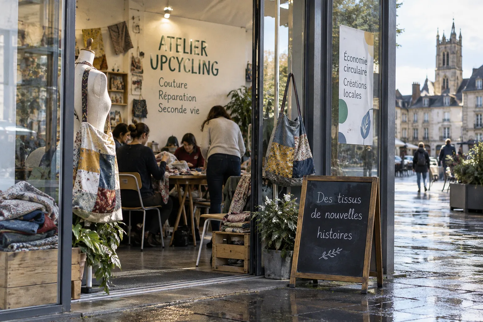 Valorisation textile et upcycling : les initiatives locales pour transformer vos tissus